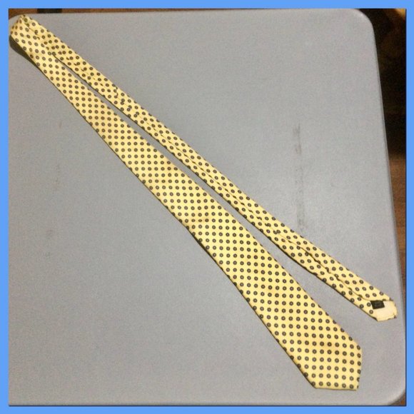 Vtg Flowered Silk Tie_148 - Picture 2 of 5